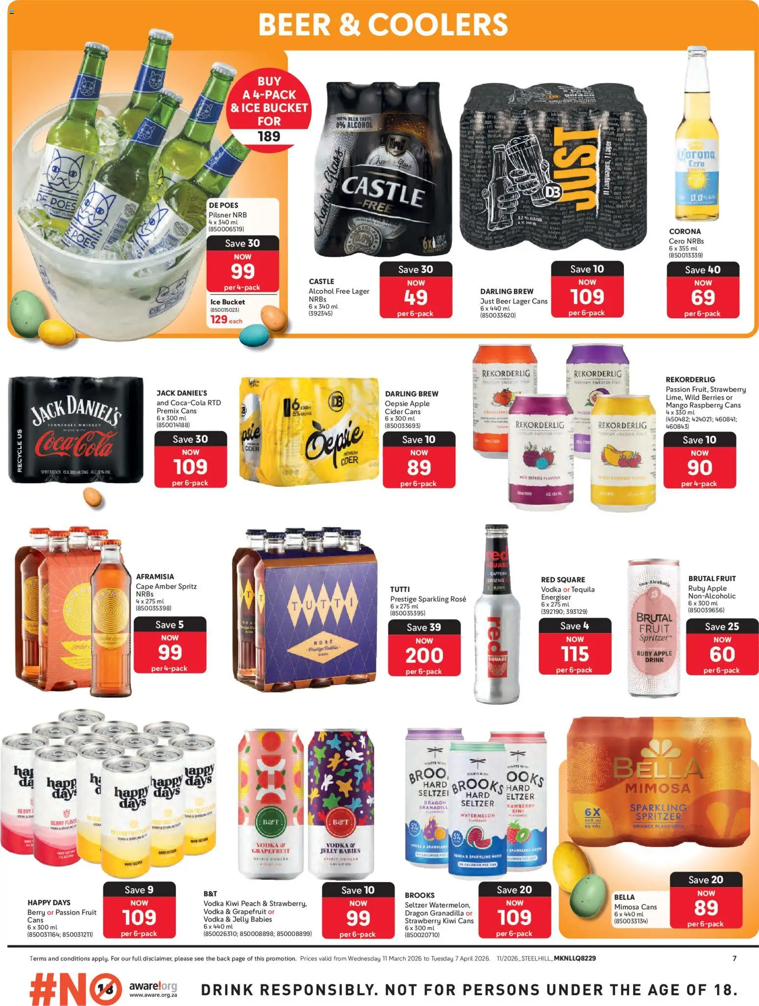 New Makro catalogue – valid from 11.03.2026 | Page: 7 | Products: Kiwi, Grapefruit, Mango, Peach