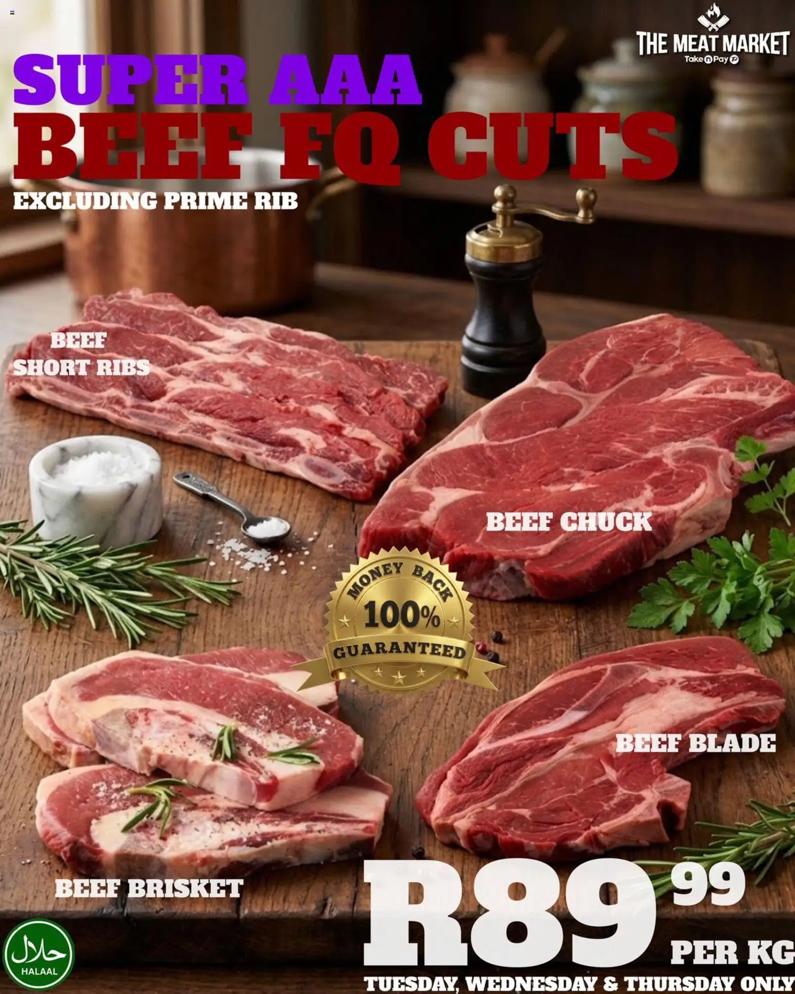 New Take n Pay catalogue – valid from 24.03.2026 | Page: 17 | Products: Ribs, Beef