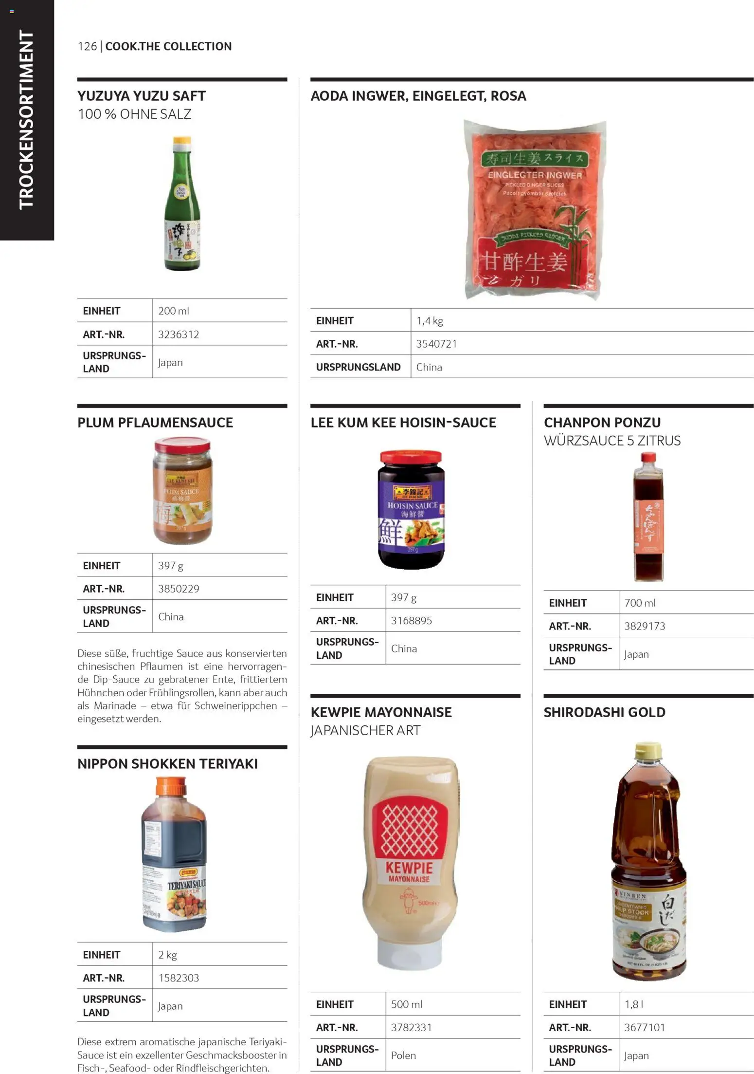 Transgourmet Cook Look-Book gültig ab 08.04.2026 | Seite: 126 | Produkte: Mayonnaise, Salz, Saft