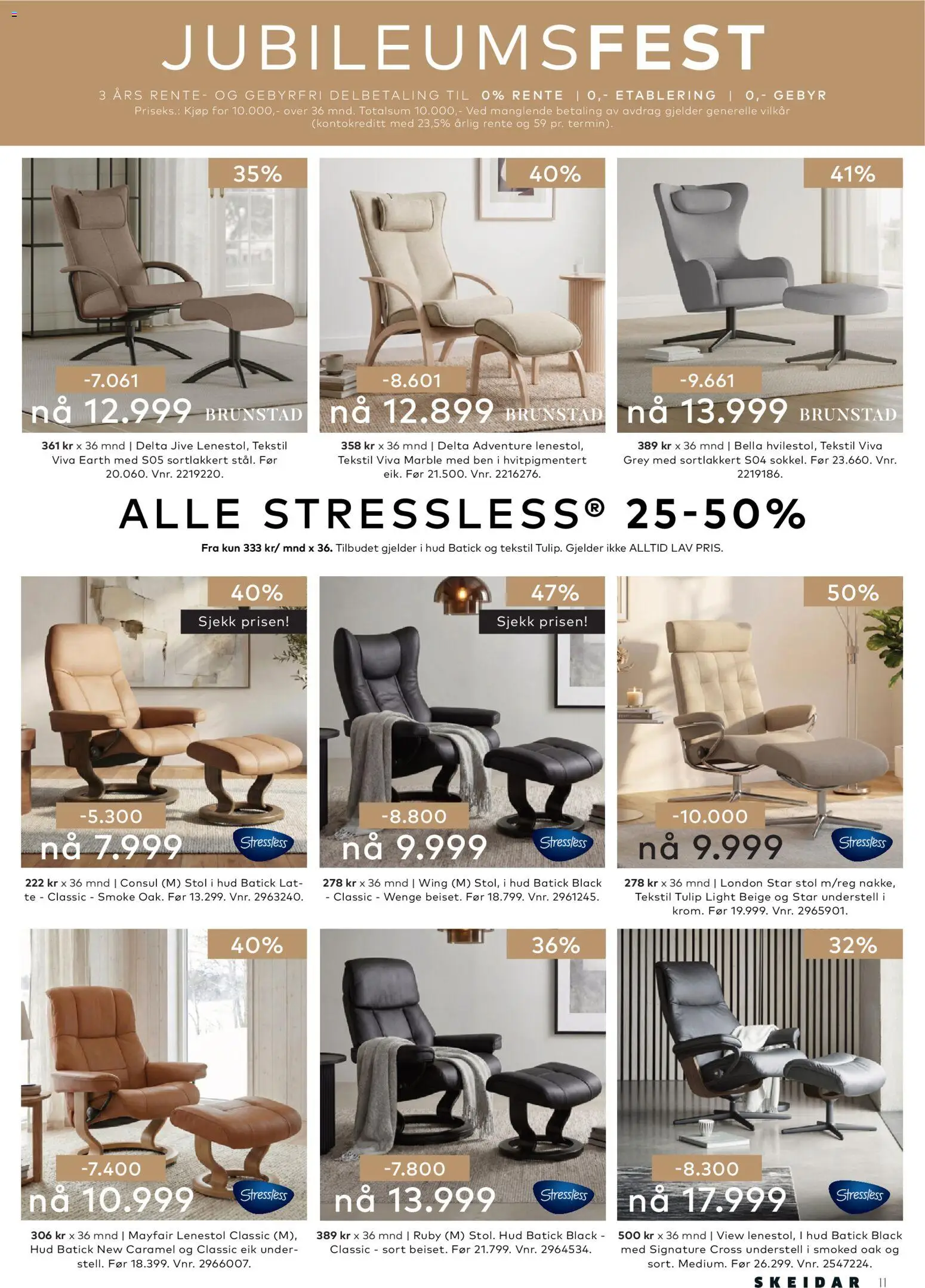 {H1} | Side: 11 | Produkter: Te, Lenestol, Stol