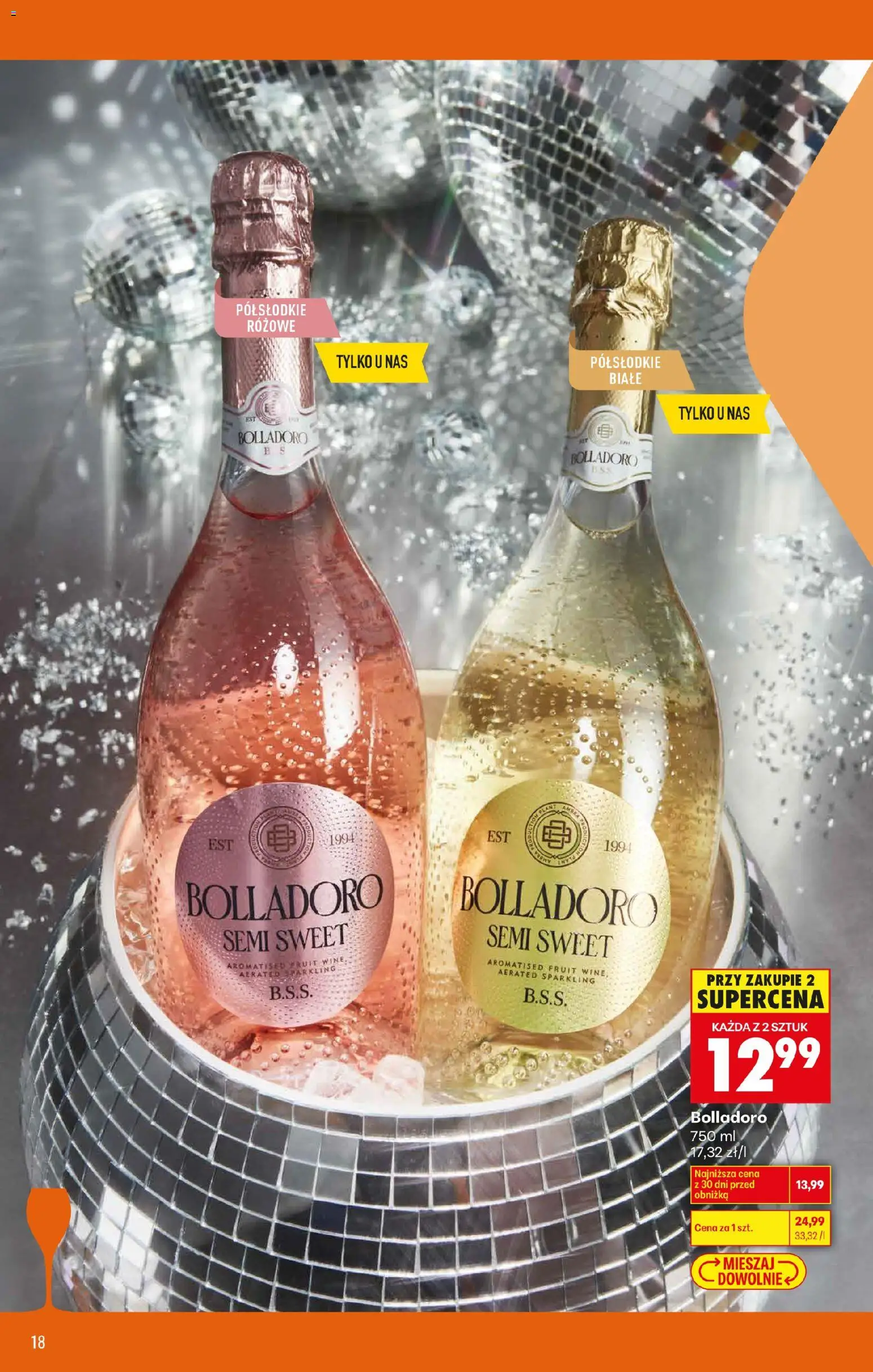 Biedronka gazetka - Czas na toast od 02.01.2026 | Strona: 18 | Produkty: Wino