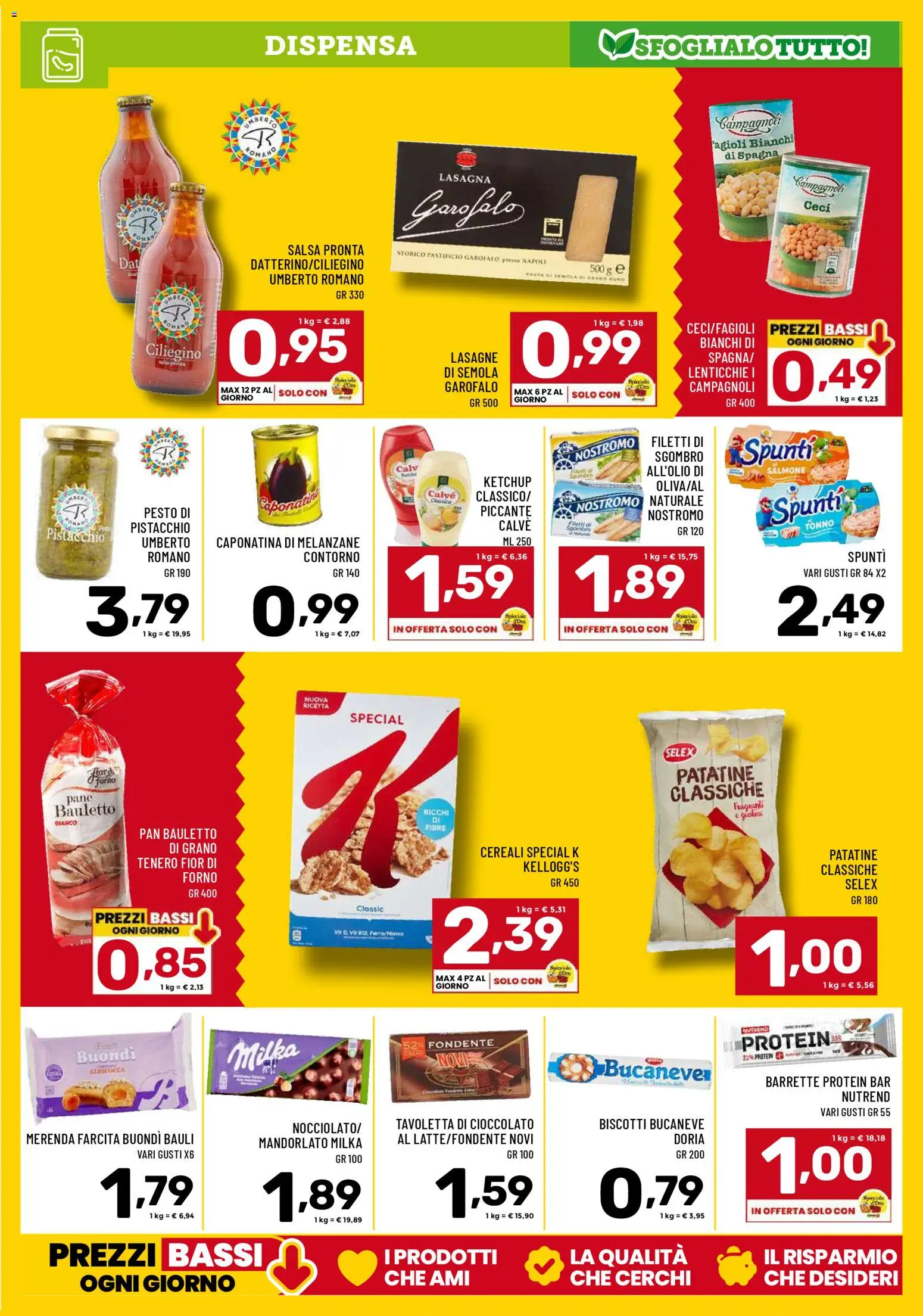 Volantino Il Centesimo del 25.11.2025 | Pagina: 13 | Prodotti: Cereali, Ceci, Lasagna, Forno