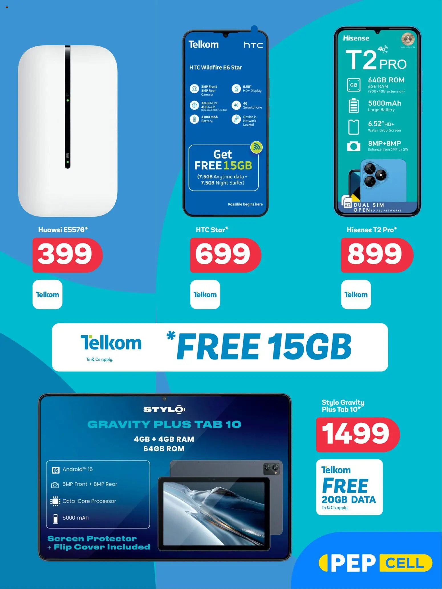 New PEP Stores catalogue – valid from 24.04.2026 | Page: 5 | Products: Data, Sim, Battery, Water