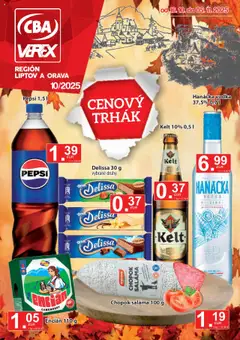 CBA Verex leták platný od 16.10.2025