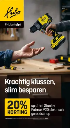 Hubo - Folder - Voorbeeld van een folder van Hubo, geldig van 09.02.2026