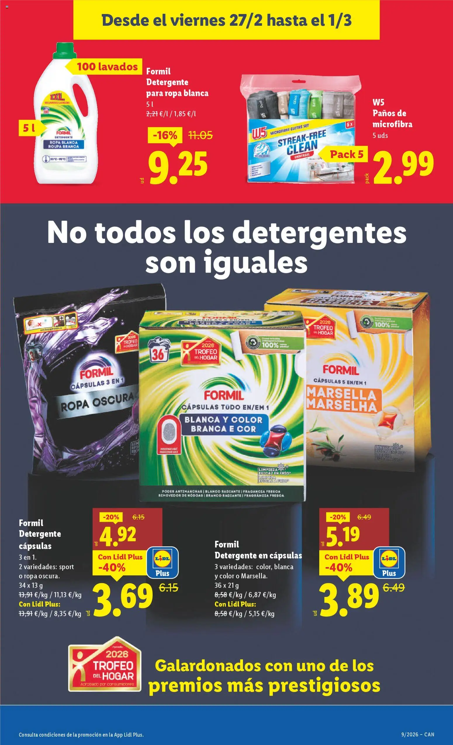 Lidl - Canarias │ válido desde el 23.02.2026 | Página: 19 | Productos: Fragancia, Detergente, Ropa