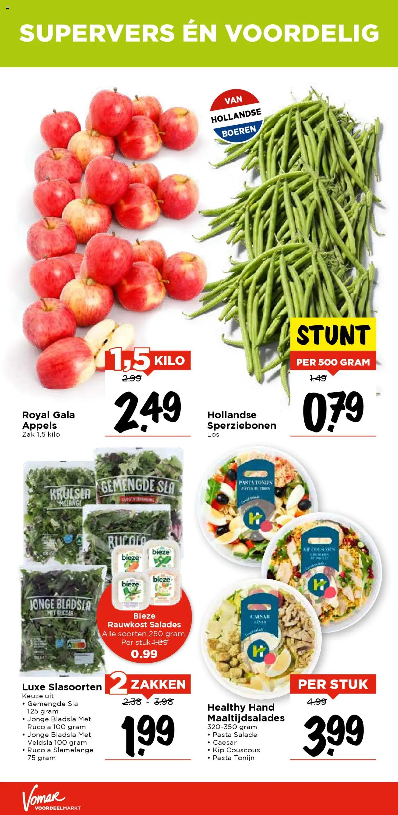  | Pagina: 18 | Producten: Rucola, Salade, Zak, Kip