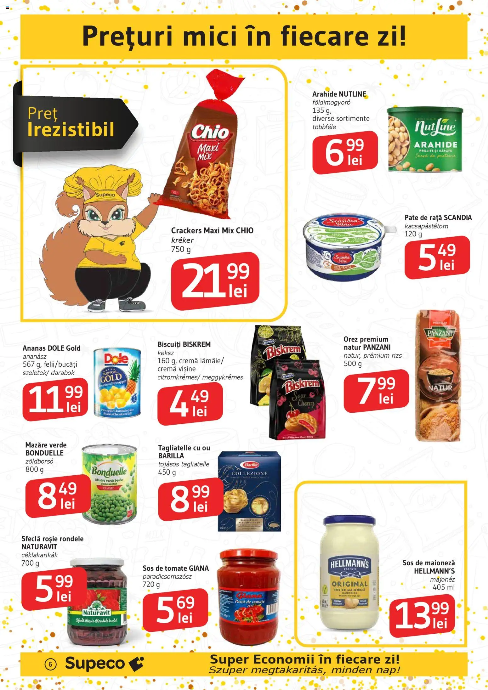 Noul catalog Supeco – valabil de la 27.12.2025 | Pagină: 6 | Produse: Mazăre, Pate, Mici, Orez