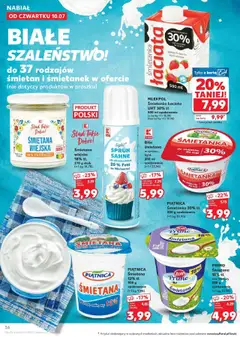 Kaufland gazetka od 10.07.2025 | Strona: 36 | Produkty: Karta, Bez laktozy, Bita śmietanka, Śmietana