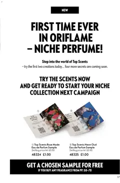 Preview of Oriflame - Offers valid from 25.03.2026 | Page: 57 | Products: Perfume, Fragrance