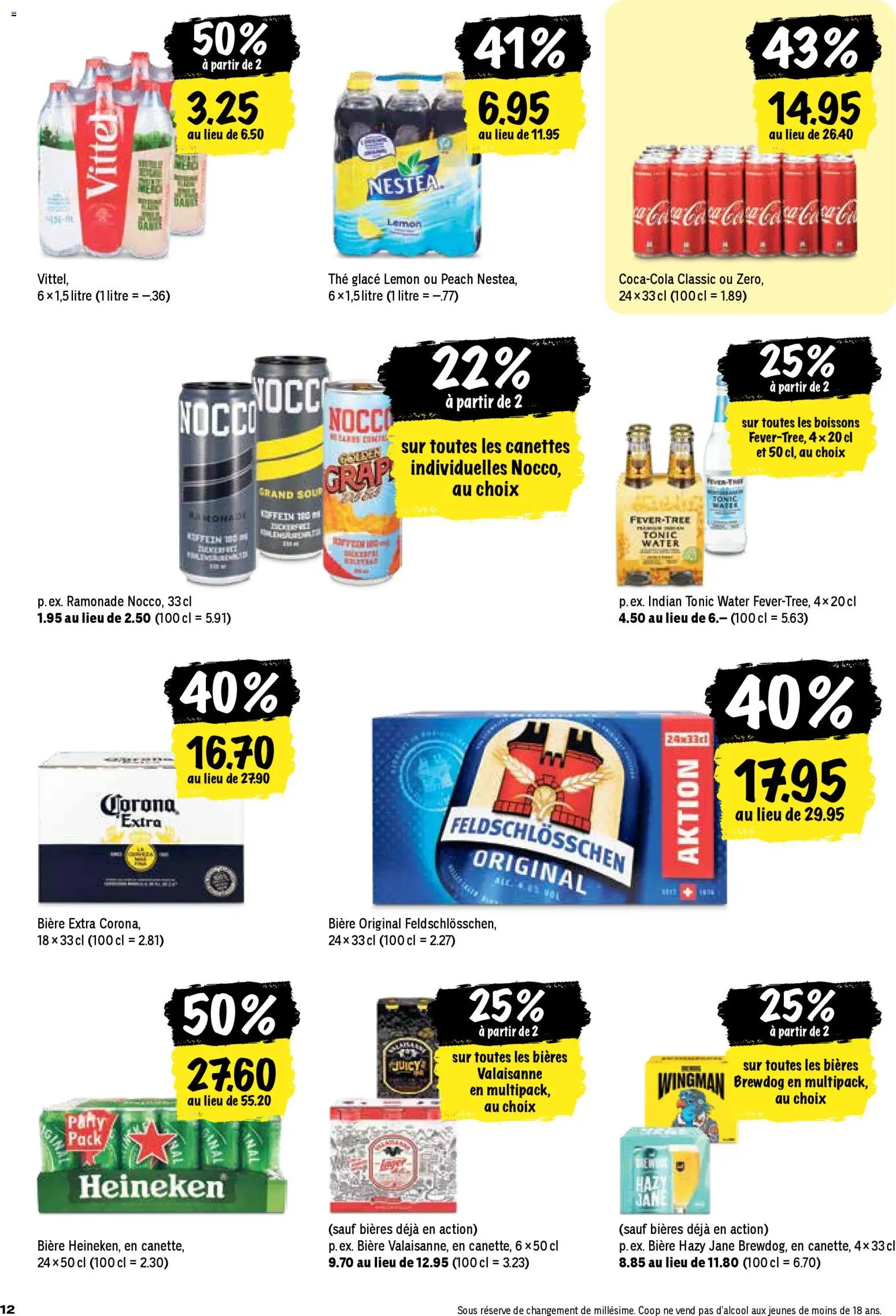 Coop aktionen FR – gültig ab 19.03.2026 | Seite: 12 | Produkte: Glace