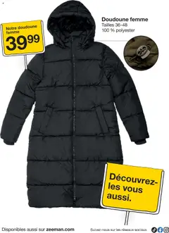 Zeeman - Prévisualisation de Zeeman catalogue Automne valide à partir de 27.09.2025 | Page: 14 | Produits: Doudoune femme, Doudoune