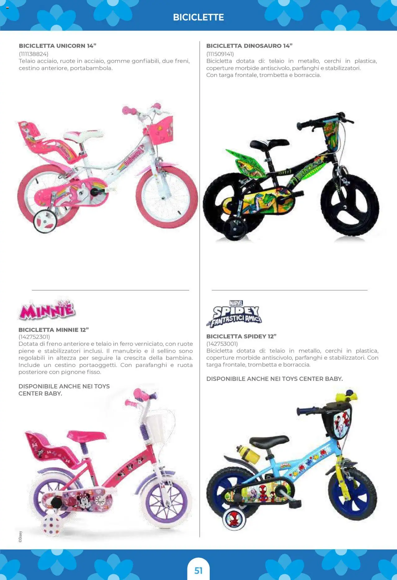 Volantino Toys Center del 03.04.2025 | Pagina: 53 | Prodotti: Bicicletta, Cestino
