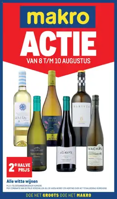 Makro - Actie wijn - Voorbeeld van een folder van Makro, geldig van 08.08.2025