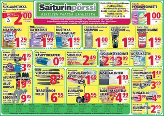 Saiturinpörssi-mainoslehti voimassa 22.01.2026 alkaen