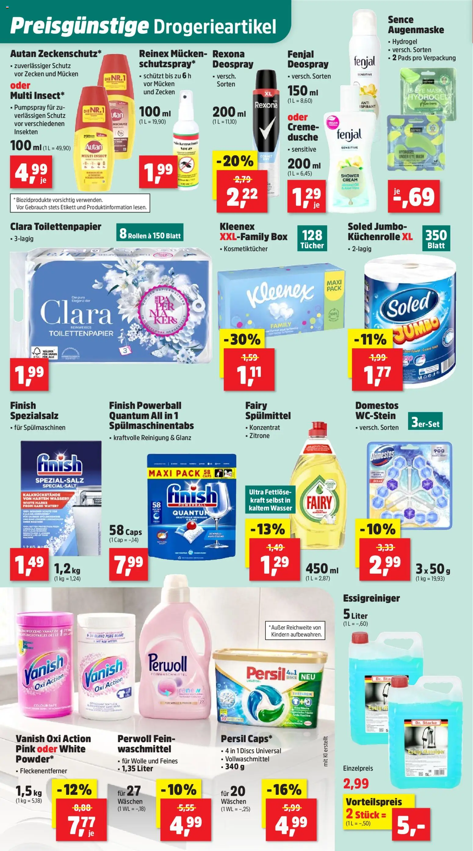 Thomas Philipps Prospekt – gültig ab 07.04.2026 | Seite: 12 | Produkte: Fleckenentferner, Spülmaschinentabs, Zitrone, Toilettenpapier