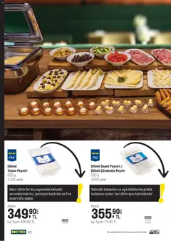05.11.2025 tarihinden itibaren geçerli olan Metro kataloğu önizlemesi | Sayfa: 10 | Ürünler: Sepet, Peynir, Tulum