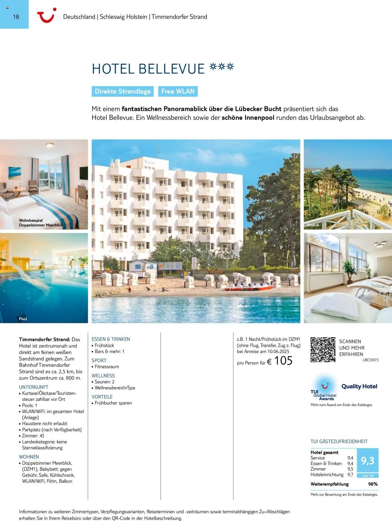 TUI Prospekt 	 – gültig ab 01.11.2024 | Seite: 18 | Produkte: Babybett, Kühlschrank