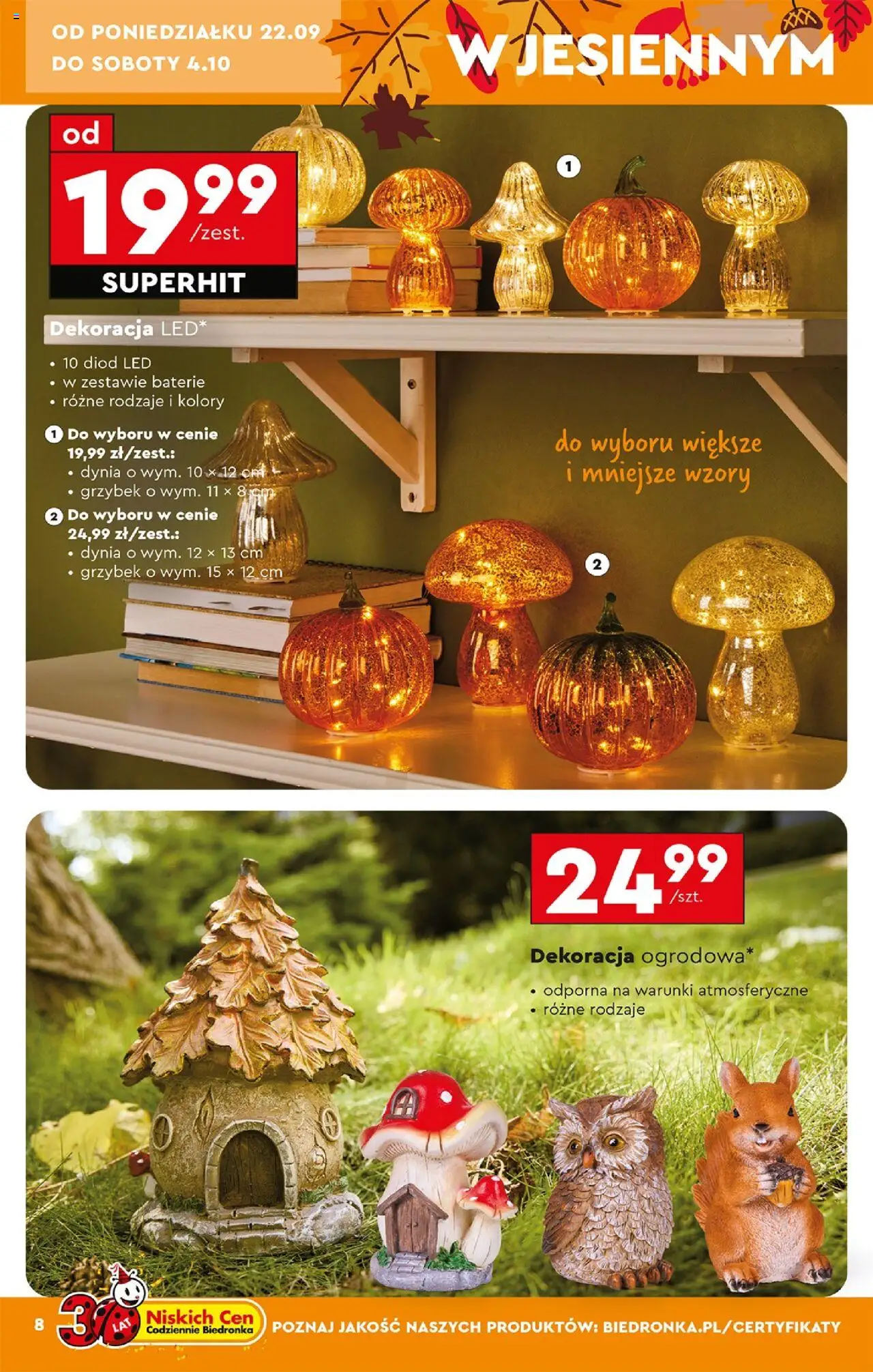 Biedronka gazetka - Hity i inspiracje od 20.09.2025 | Strona: 12 | Produkty: Dynia, Baterie
