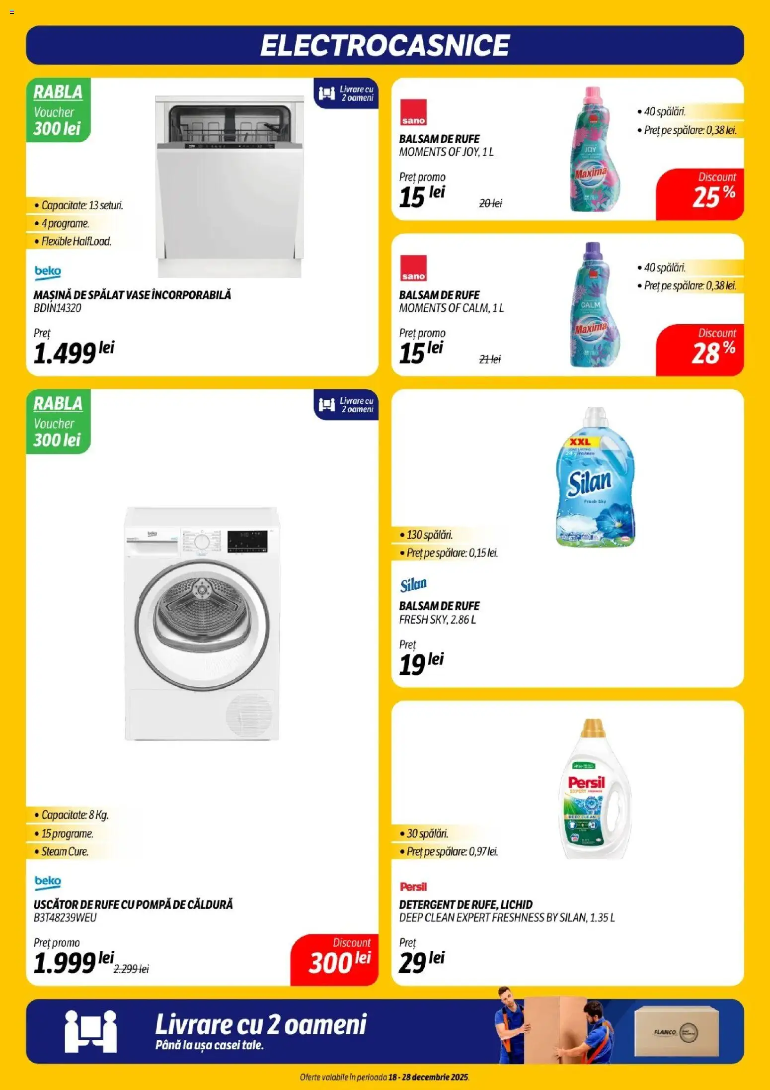 Noul catalog Flanco – valabil de la 18.12.2025 | Pagină: 16 | Produse: Pomelo, Uscător, Balsam, Detergent