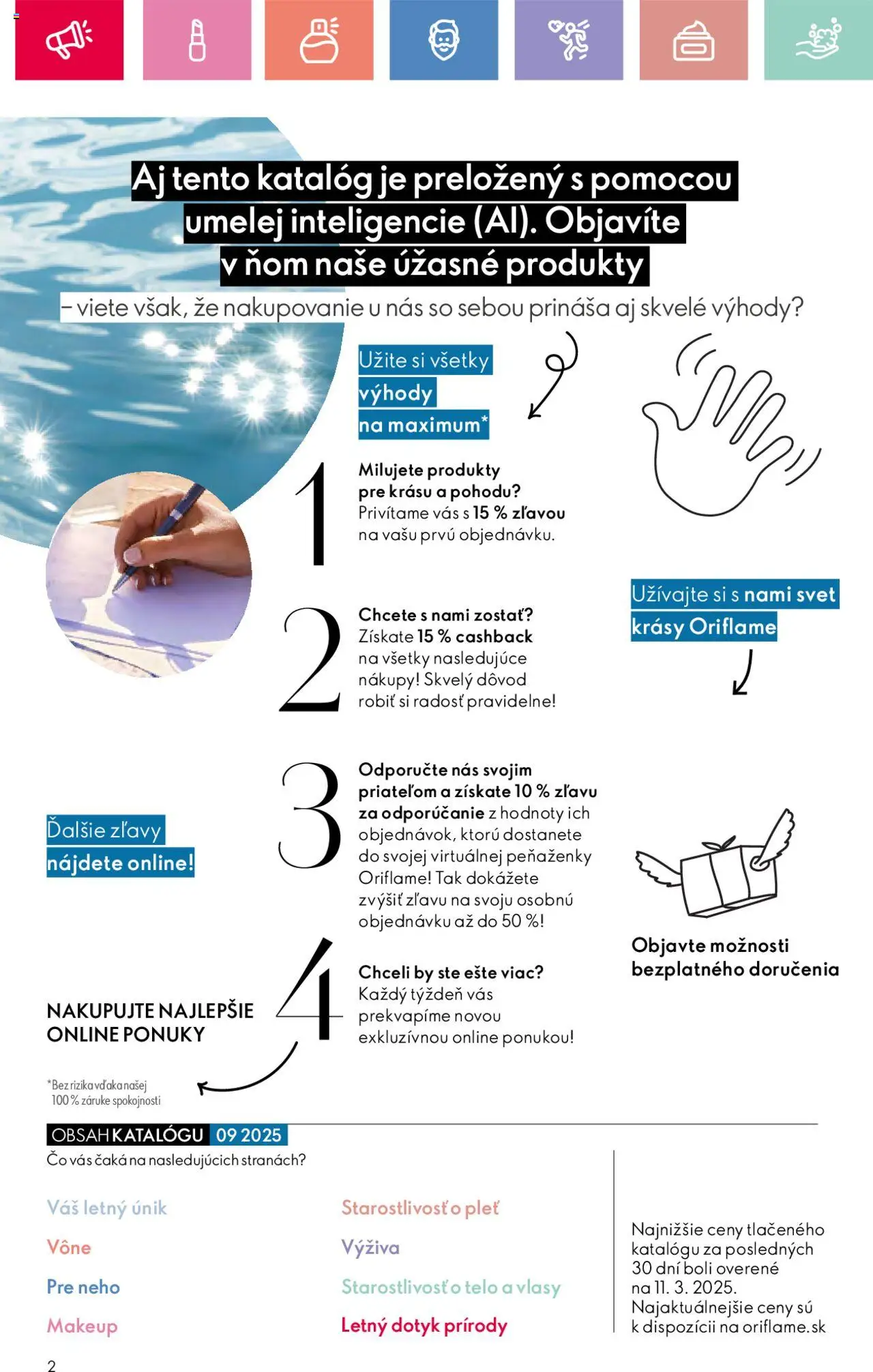 Katalóg Oriflame 9 2025 │ platný od 15.06.2025 | Strana: 2