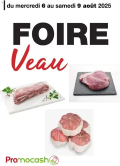 Promocash - Prévisualisation de Promocash Foire - Veau valide à partir de 06.08.2025