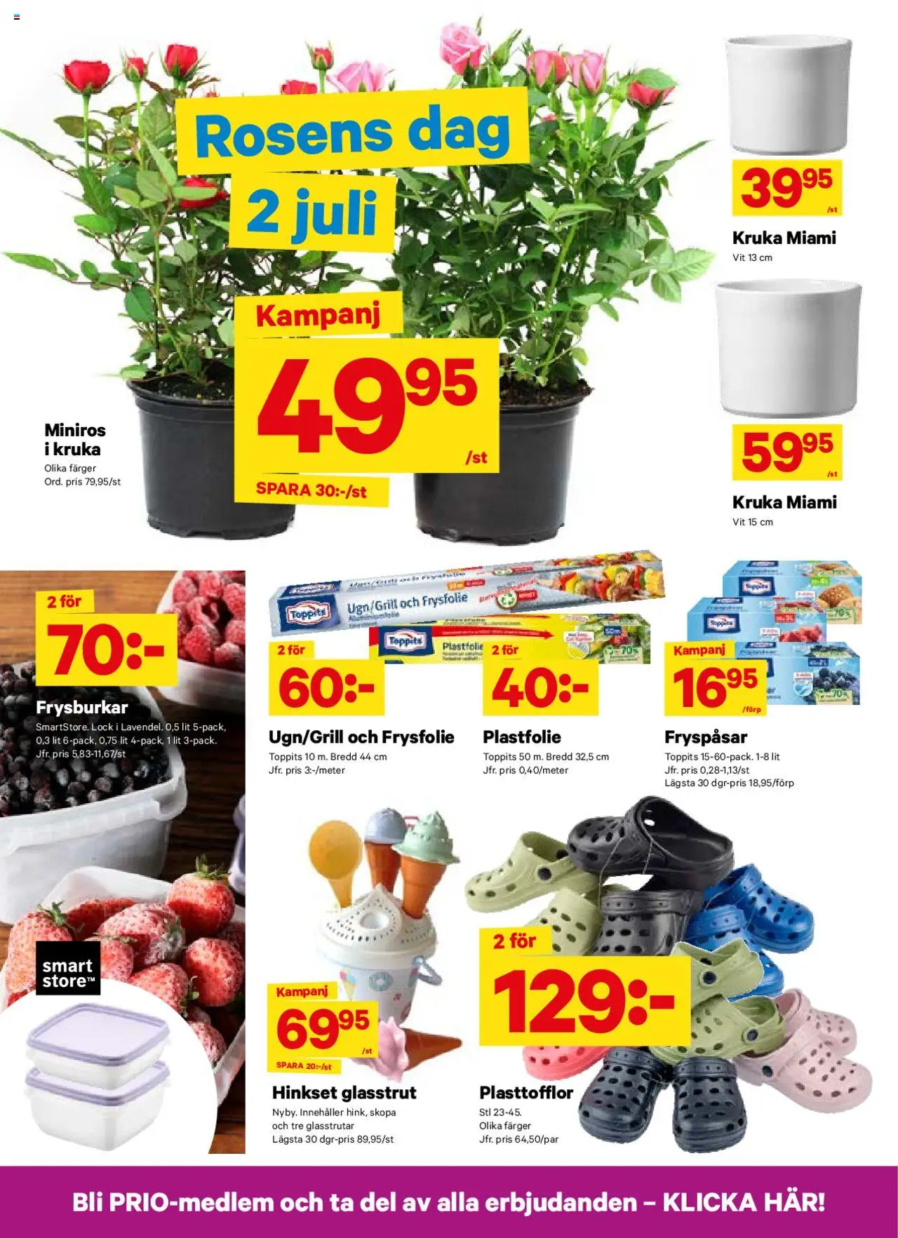 City Gross reklamblad aktuell från 30.06.2025 | Sida: 9 | Produkter: Kruka, Plastfolie