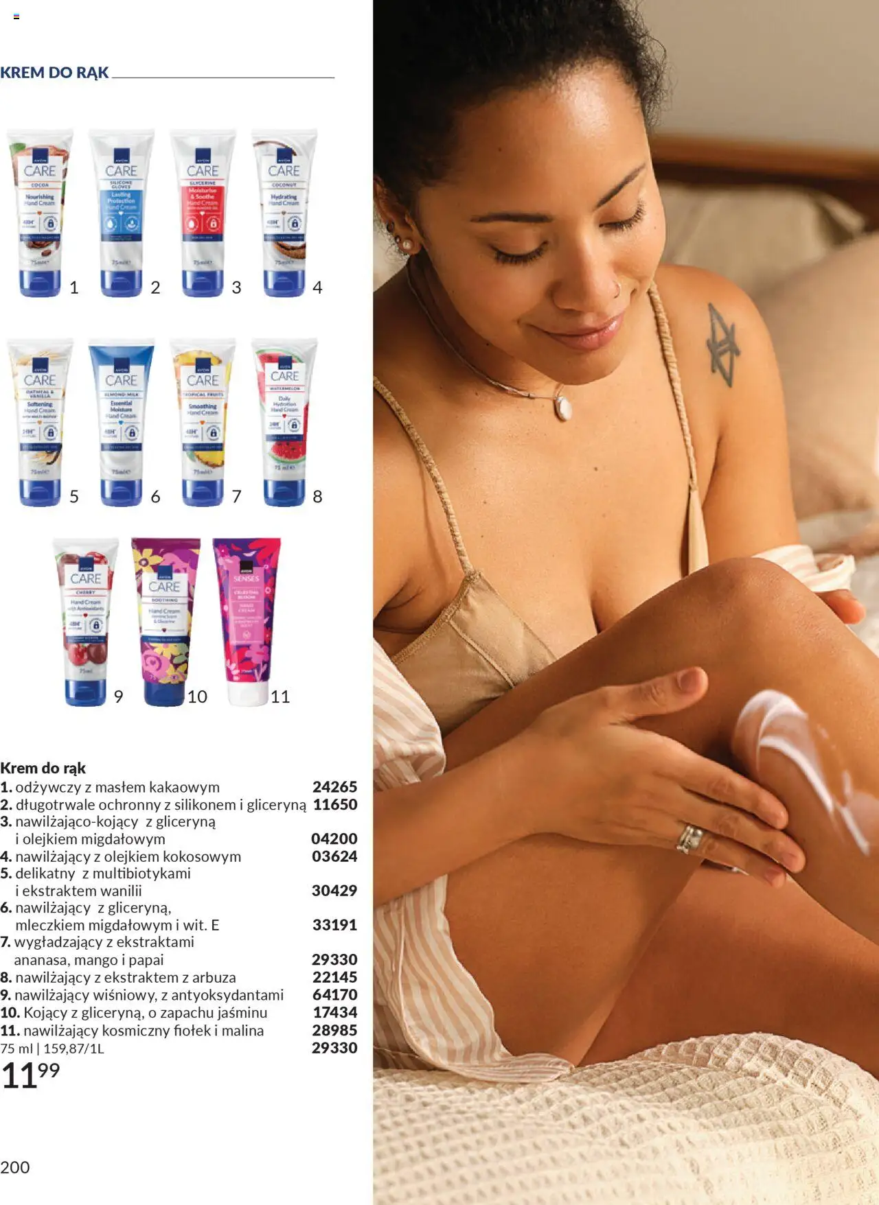 Avon Katalog 10 2025 od 01.10.2025 | Strona: 202 | Produkty: Mango, Malina, Krem do rąk, Krem
