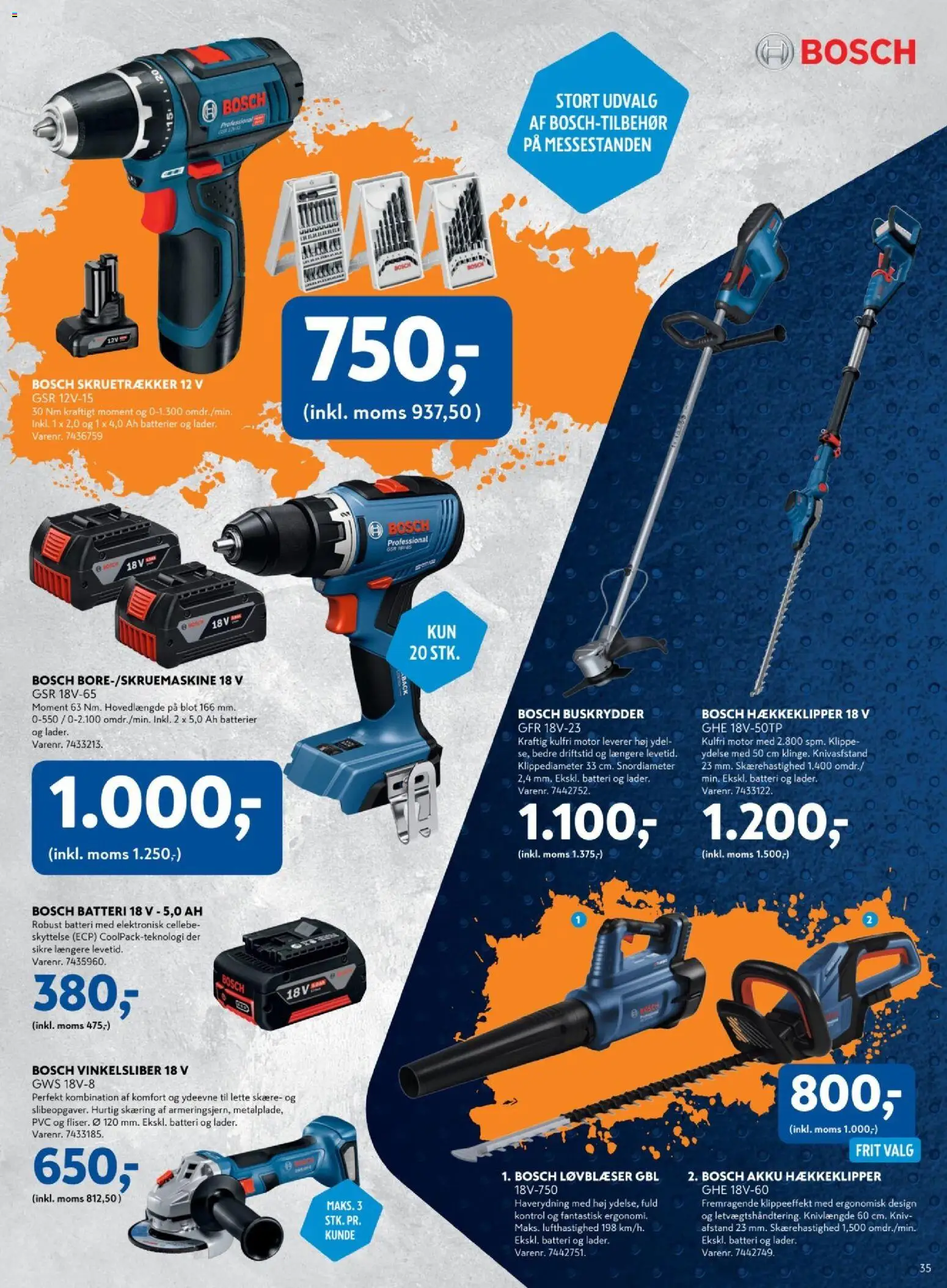 Davidsen tilbudsavis – gyldig fra 30.04.2026 | Side: 35 | Produkter: Skruetrækker, Batterier, Batteri