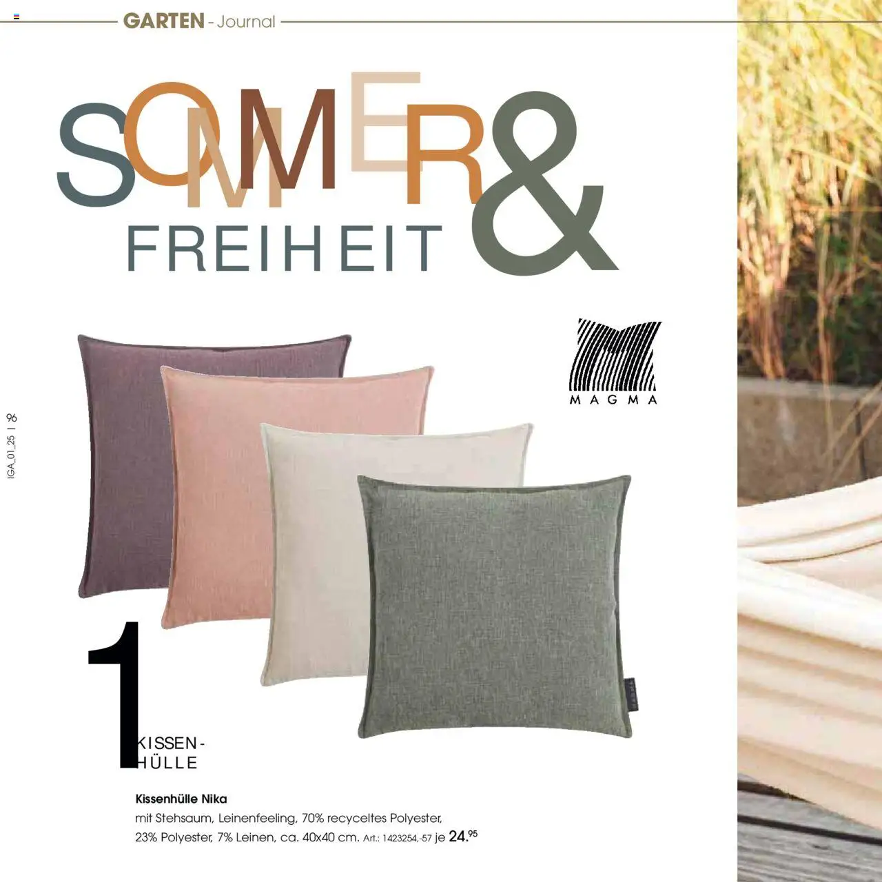 Zurbrüggen Garten Trends 2025 - gültig ab dem 18.02.2025 | Seite: 96 | Produkte: Hülle, Kissen