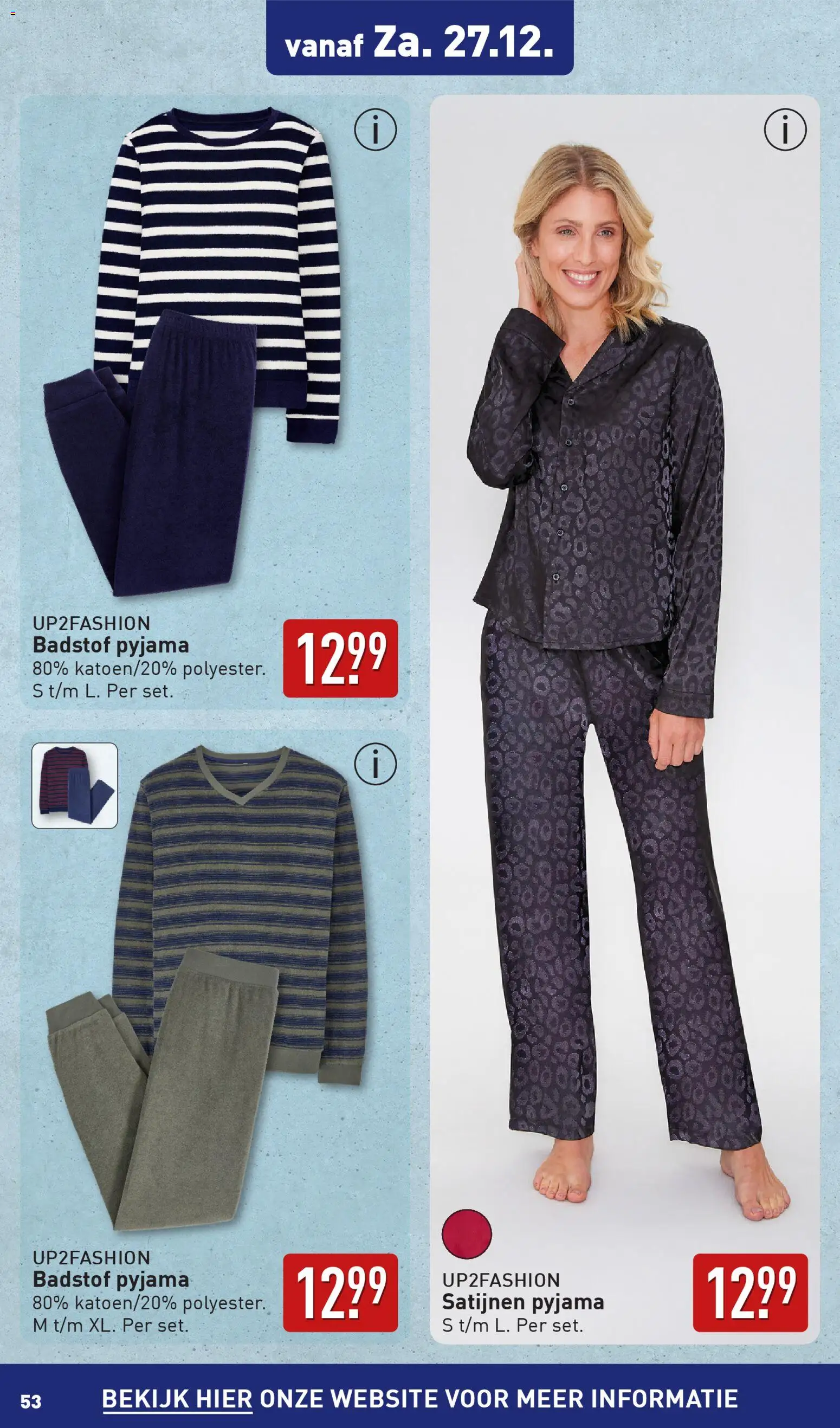 {H1} | Pagina: 53 | Producten: Pyjama