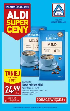 Pogląd oferty "Aldi Gazetka - Tylko w środę" - ważna od 17.09.2025