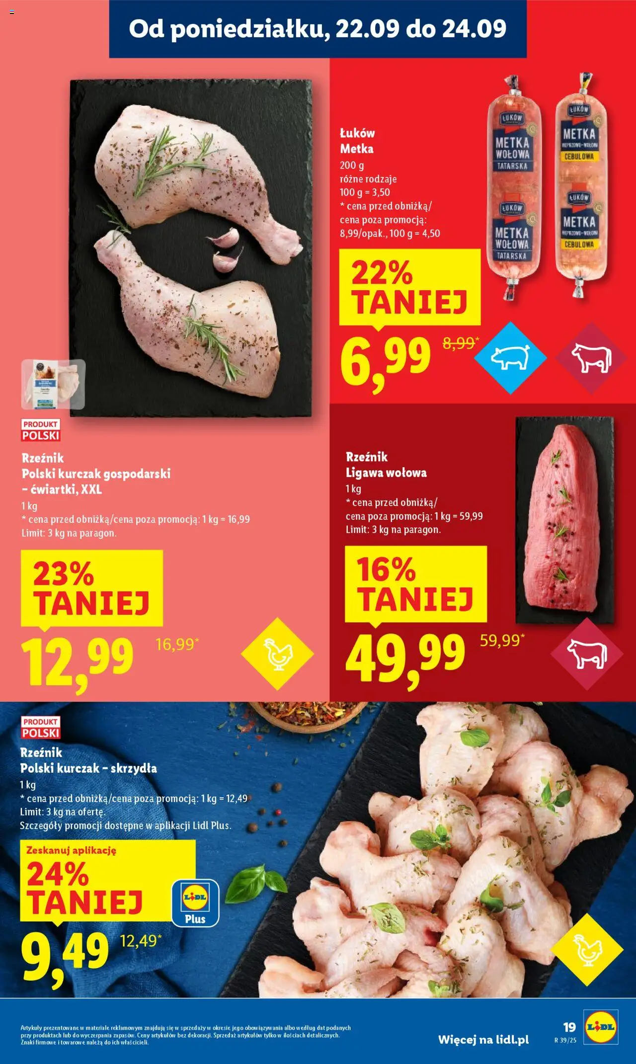Lidl Gazetka od 22.09.2025 | Strona: 25 | Produkty: Kurczak