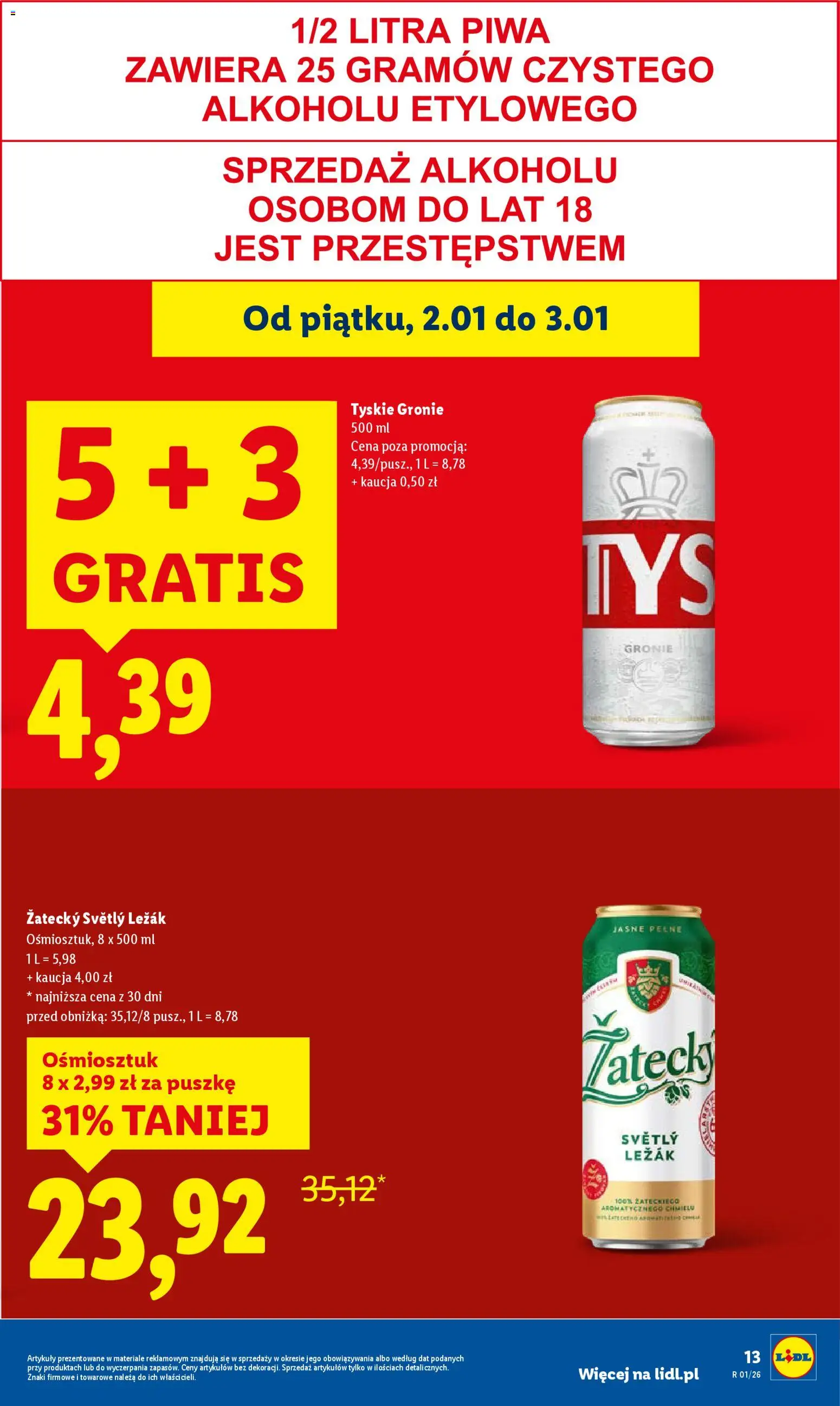 Lidl Gazetka od 02.01.2026 | Strona: 13