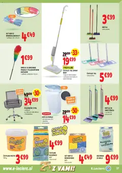 E.leclerc katalog │ velja od 20.08.2025 | Stran: 37 | Izdelki: Koš za perilo, Stol, Kos, Milo