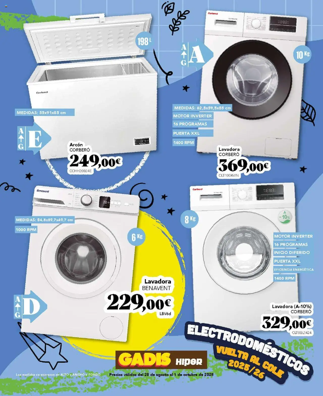Gadis folleto │ válido desde el 28.08.2025 | Página: 21 | Productos: Lavadora