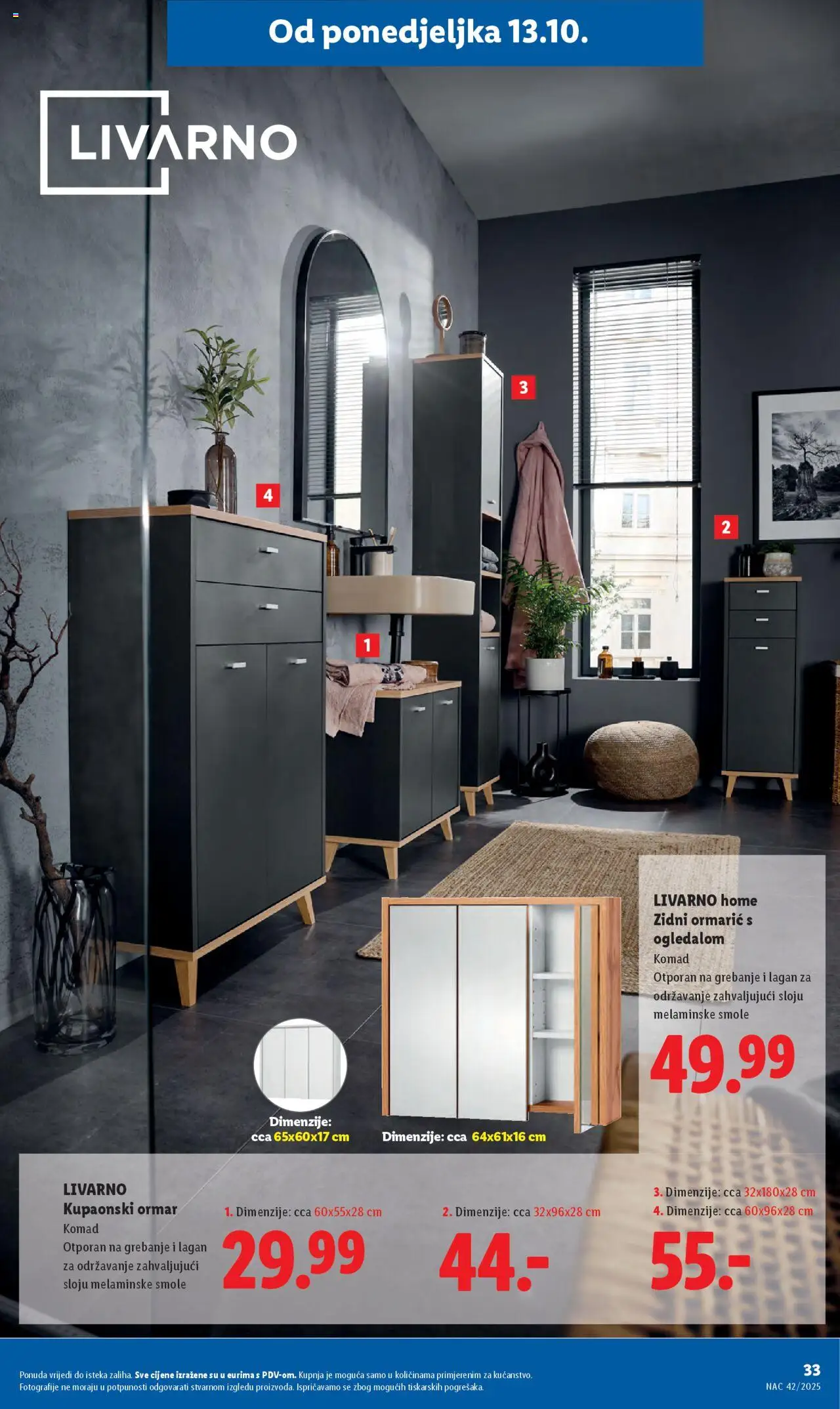 Lidl katalog | vrijedi od 13.10.2025 | Stranica: 33 | Proizvodi: Ormar