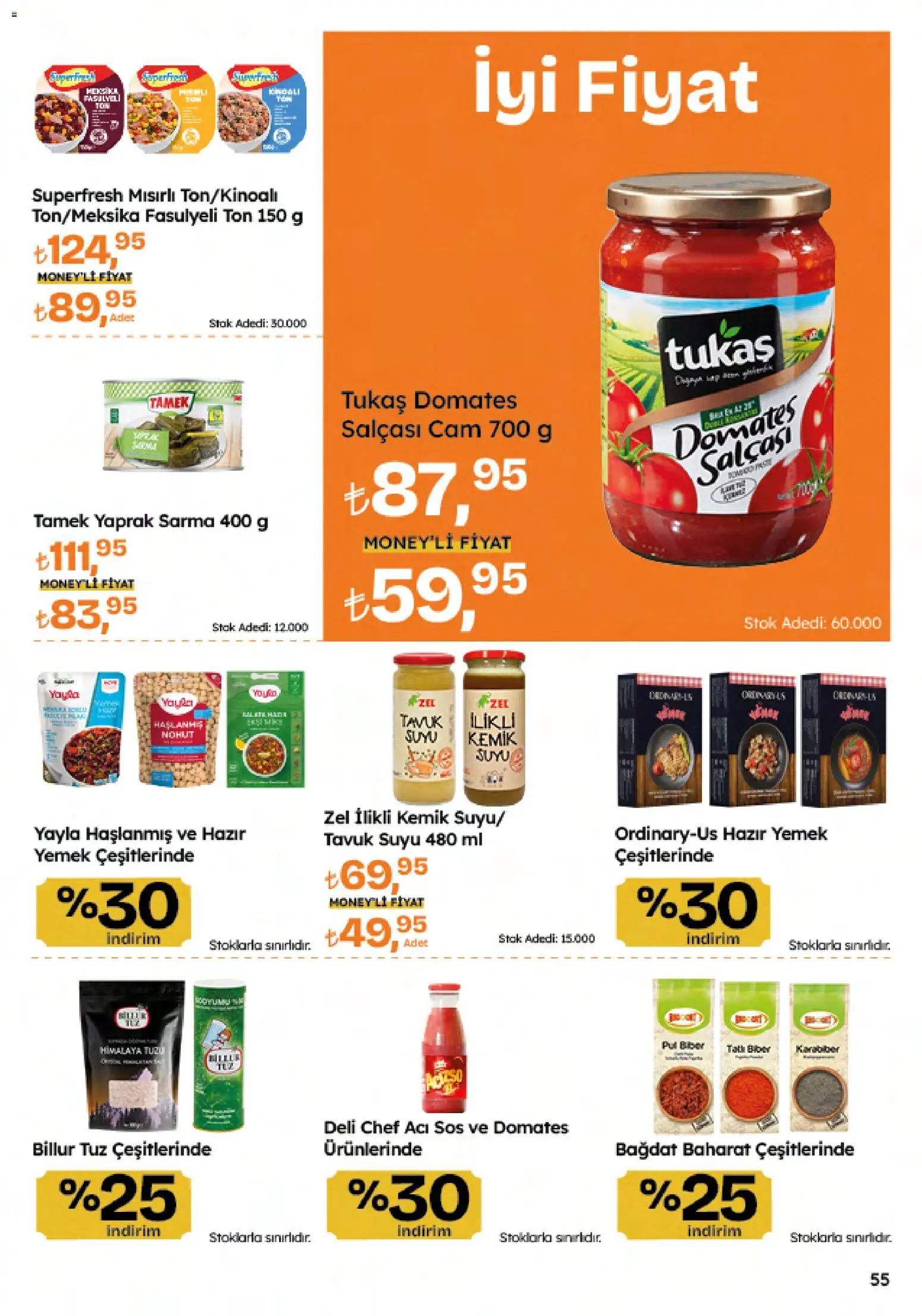 Migros Katalog - 5M Migroskop Dijital - 05.12.2025 tarihinden itibaren geçerlidir | Sayfa: 55 | Ürünler: Tavuk suyu, Baharat, Tuz, Biber