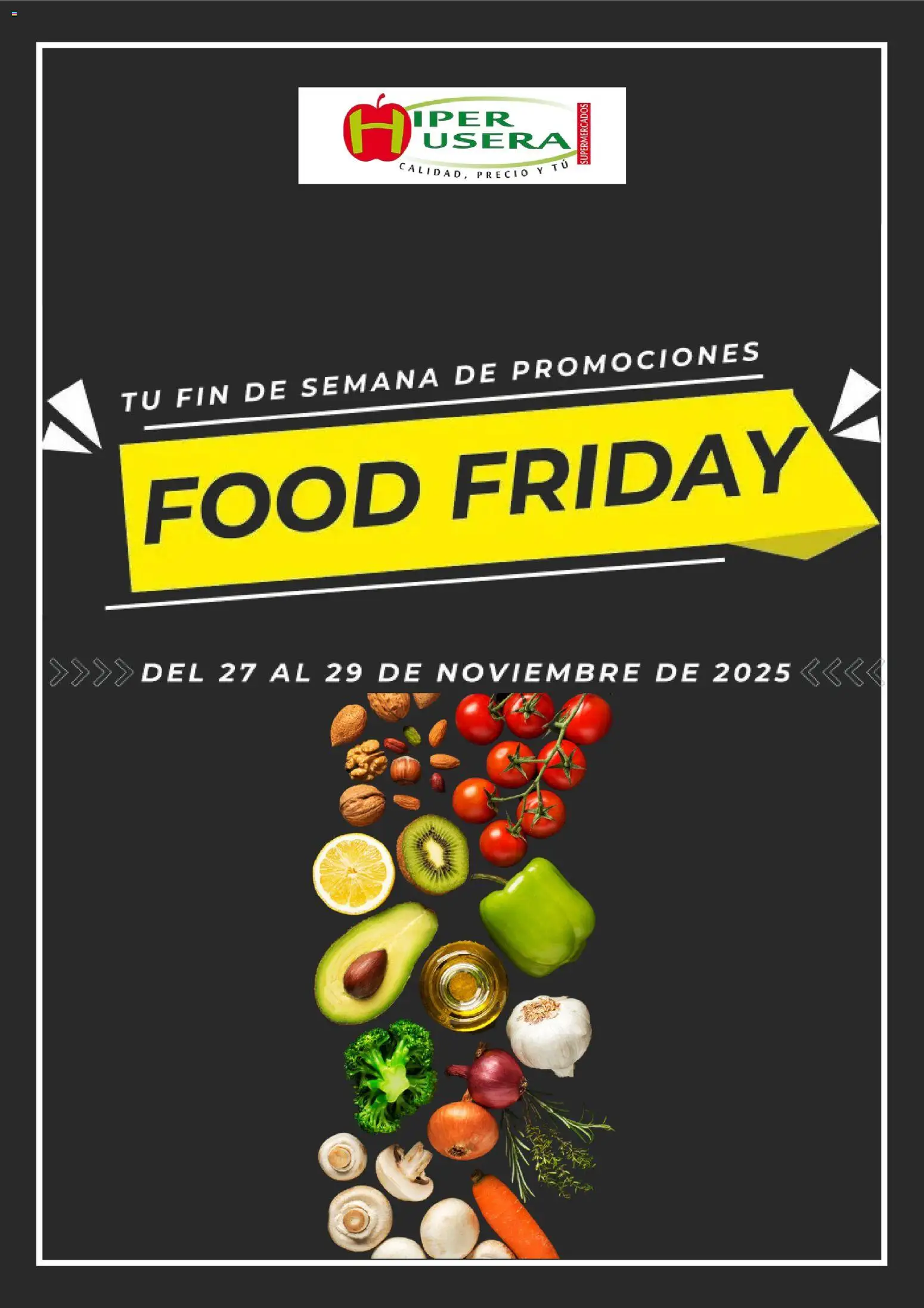 Hiper Usera Black Friday aviso │ válido desde el 24.11.2025 | Página: 1