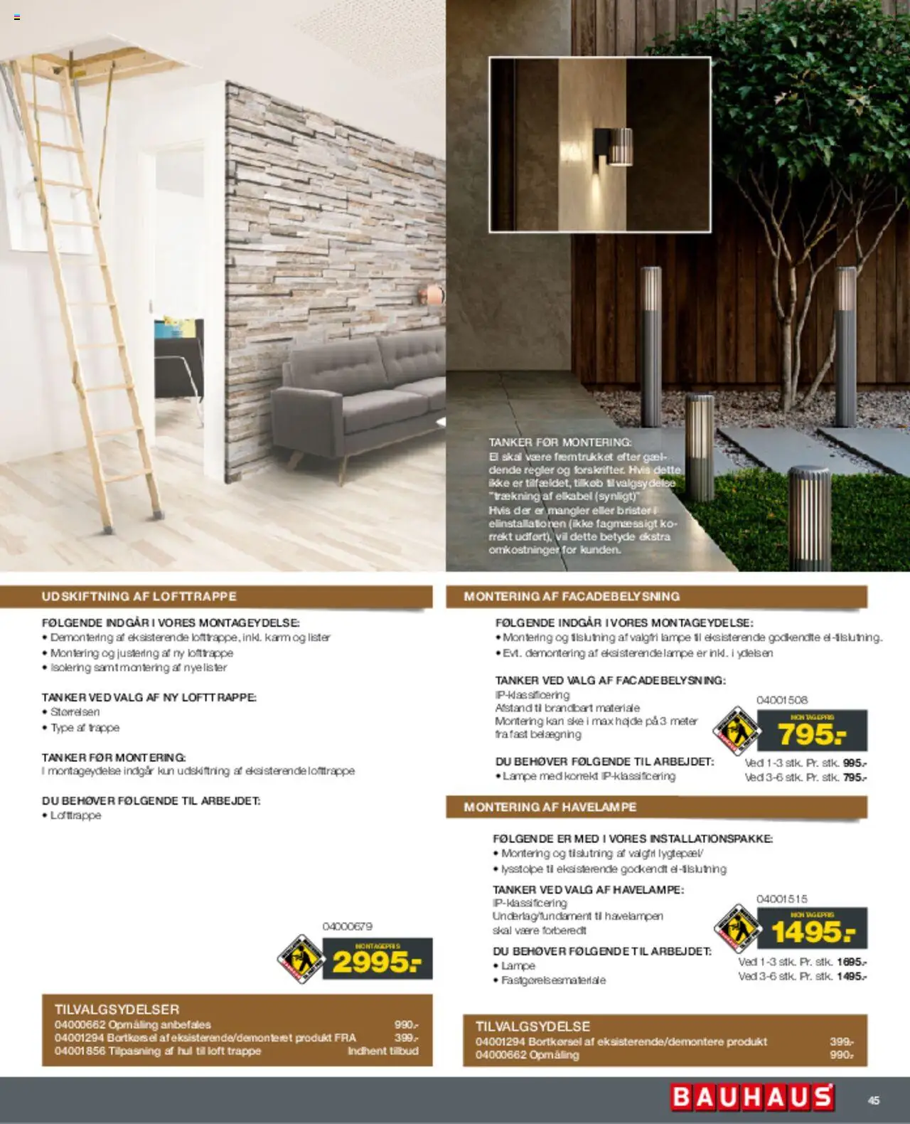 Bauhaus Tilbudsavis gyldig fra 01.03.2025 | Side: 45 | Produkter: Lampe