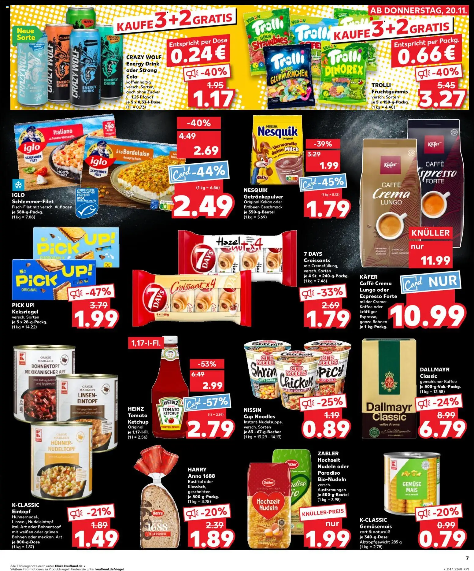 Kaufland prospekt Stuttgart	 – gültig ab 23.11.2025 | Seite: 7 | Produkte: Äpfel, Gemüse, Pasta, Nudeln