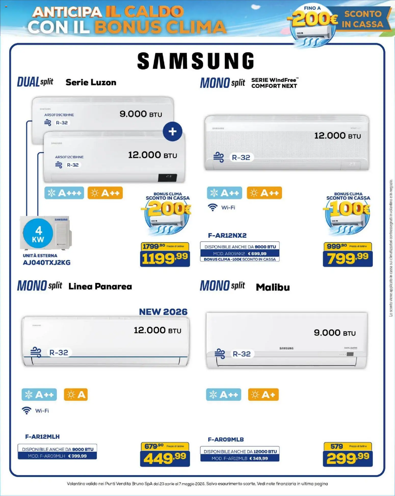 Volantino BRUNO del 23.04.2026 | Pagina: 28 | Prodotti: Samsung