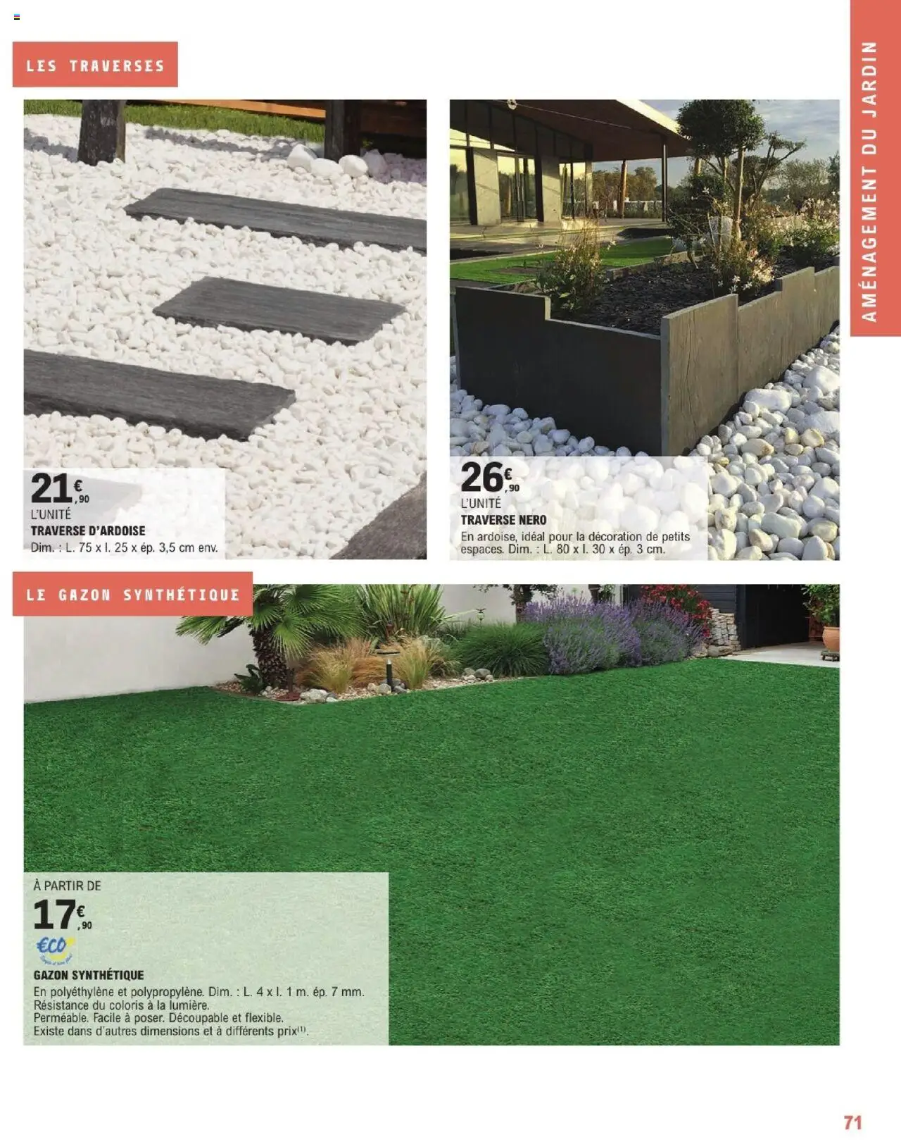  | Page: 71 | Produits: Gazon synthétique, Gazon
