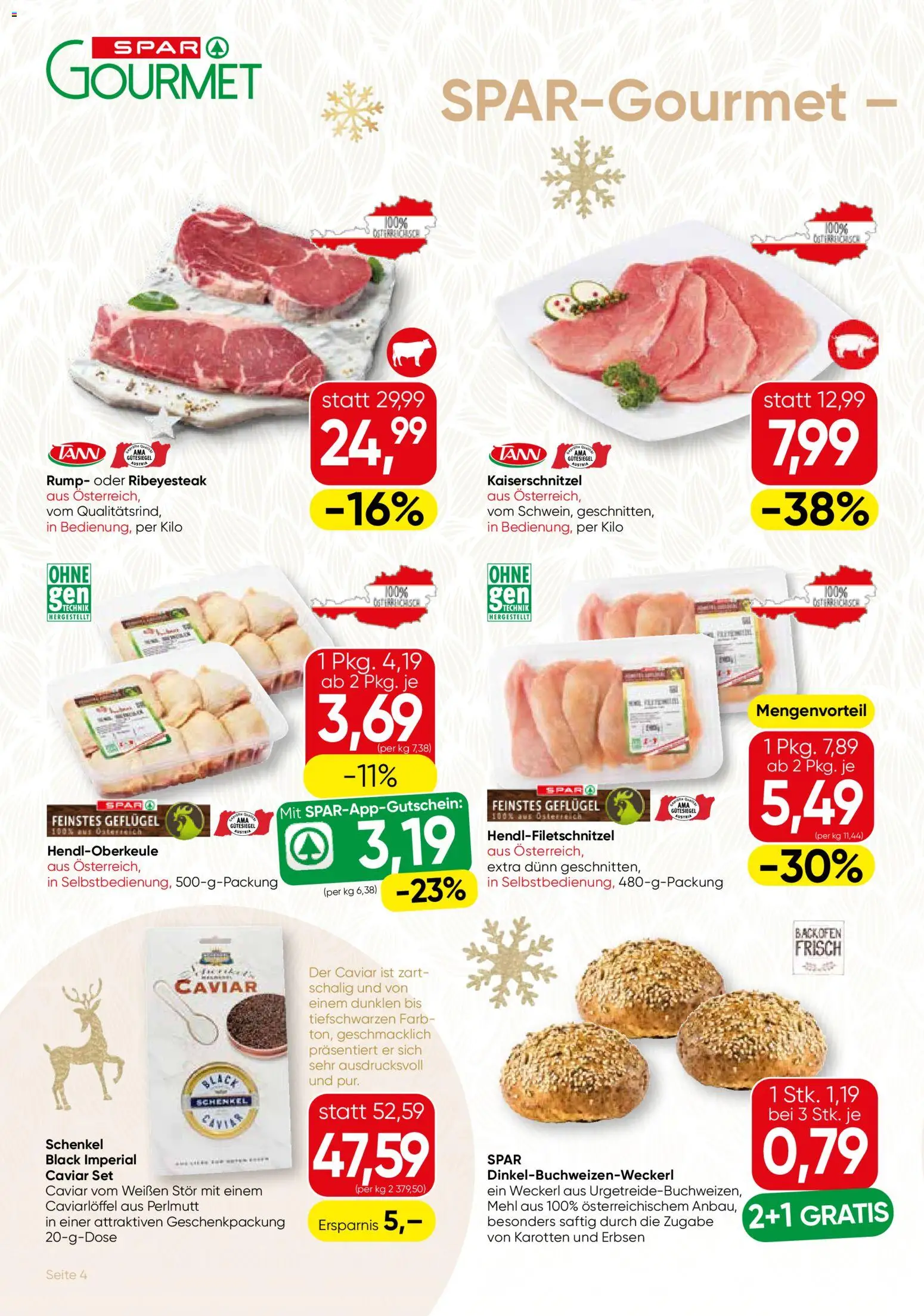 SPAR Gourmet Flugblatt - Niederösterreich gültig ab 11.12.2025 | Seite: 4 | Produkte: Erbsen