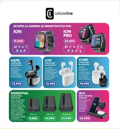 Anteprima del volantino Euronics La Via Lattea catalogo valido a partire dal 13.11.2025 | Pagina: 11 | Prodotti: Auricolari, Smartphone, Smartwatch, Presa