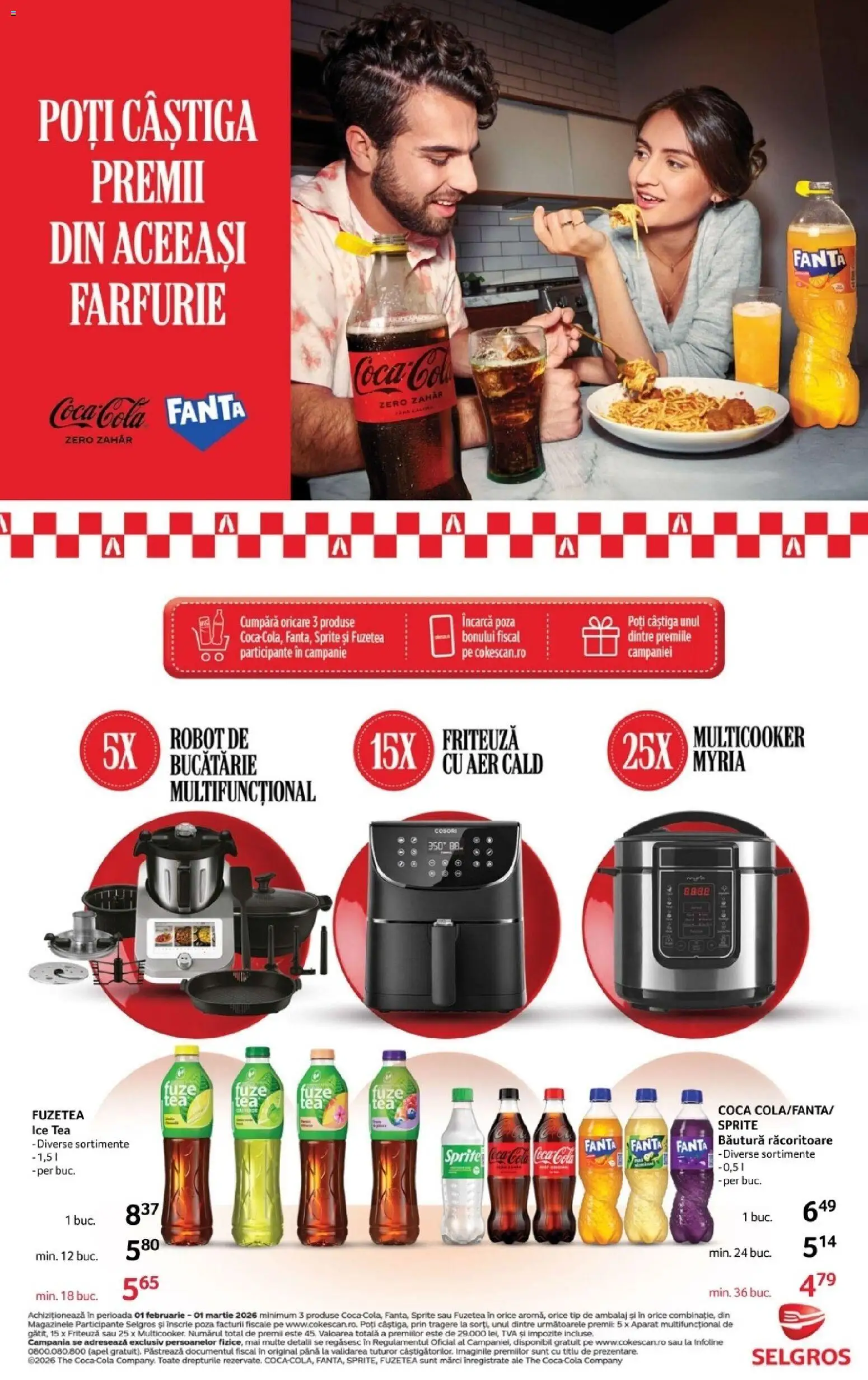 Noul catalog Selgros – valabil de la 06.02.2026 | Pagină: 15 | Produse: Robot de bucătarie, Farfurie, Ice tea, Zahăr