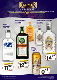 KARMEN CBA leták platný od 27.04.2026