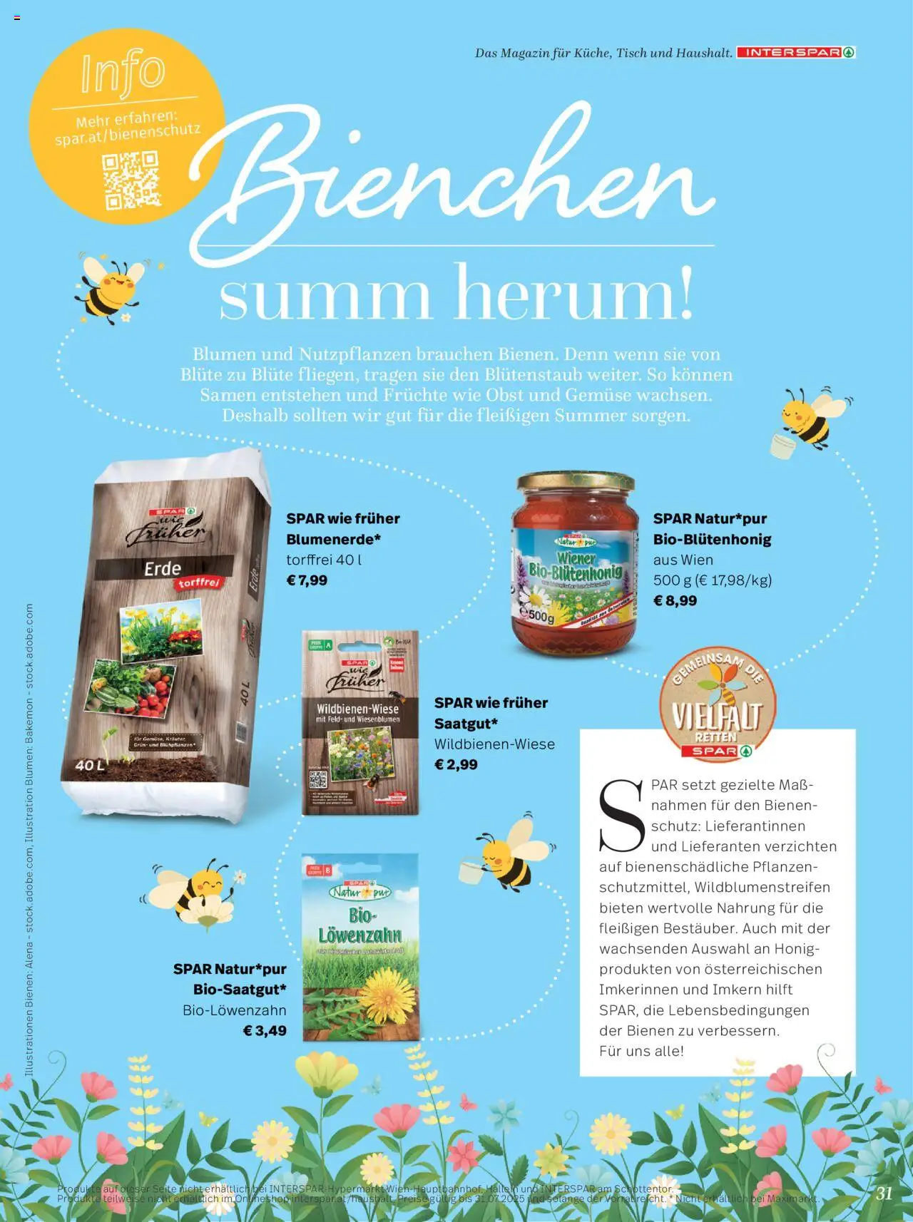 Interspar Mein Zuhause Magazin Frühling 2025 gültig ab 28.04.2025 | Seite: 31 | Produkte: Gemüse, Obst, Tisch