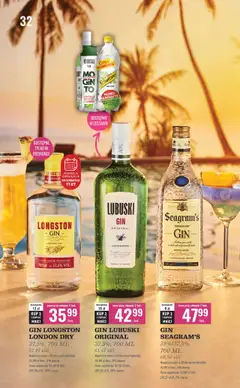 Biedronka gazetka - Czas na toast od 14.07.2025 | Strona: 32 | Produkty: Gin Seagram's, Gin Lubuski, Gin