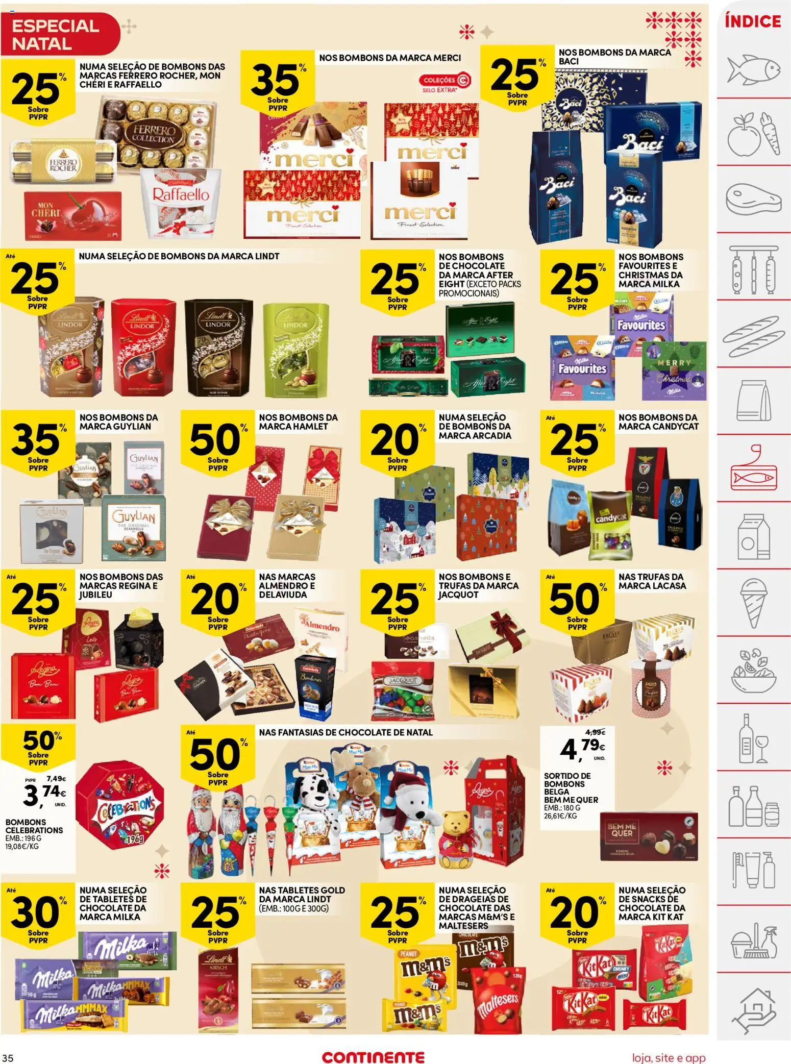 Continente folheto │ válido de 16.12.2025 | Página: 35 | Produtos: Chocolates, Chocolate